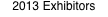 2013 Exhibitors